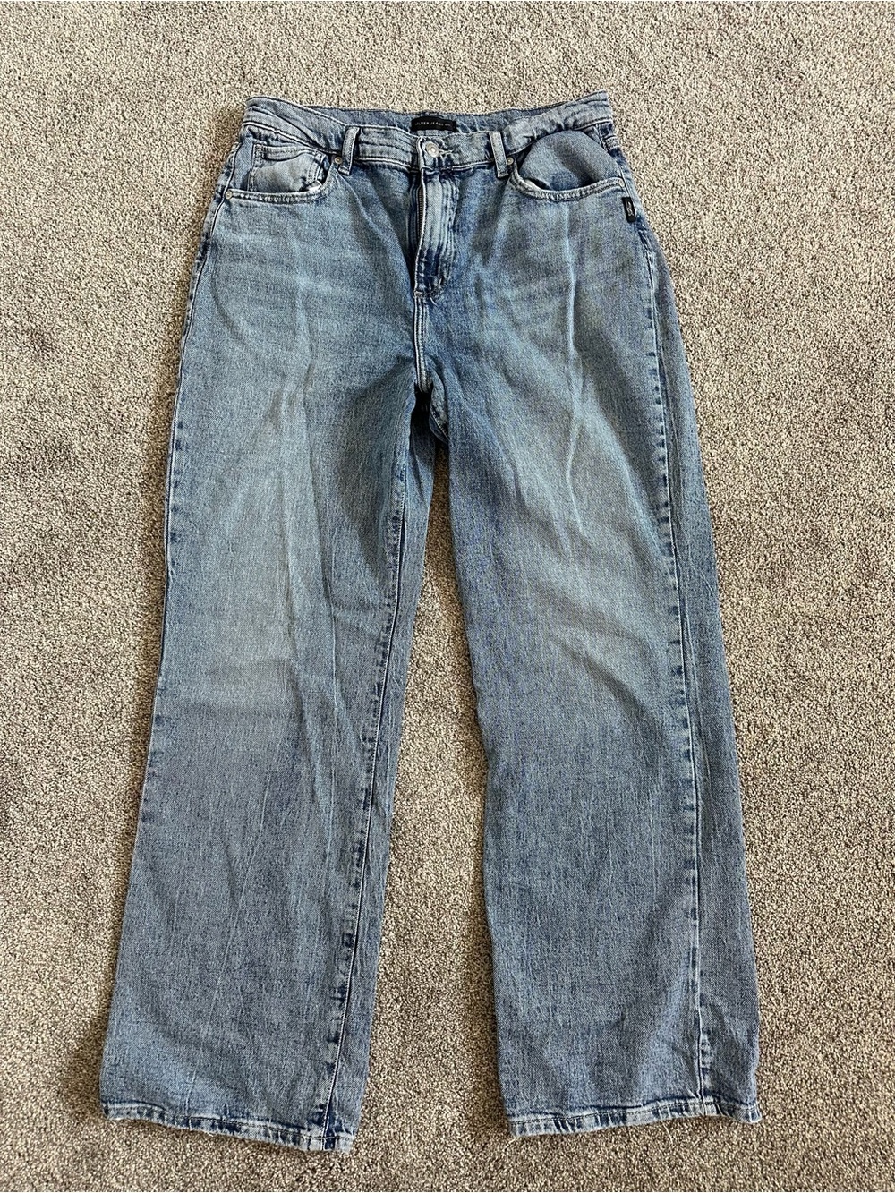 Silver Jeans Light Blue High-Rise Straight Jeans